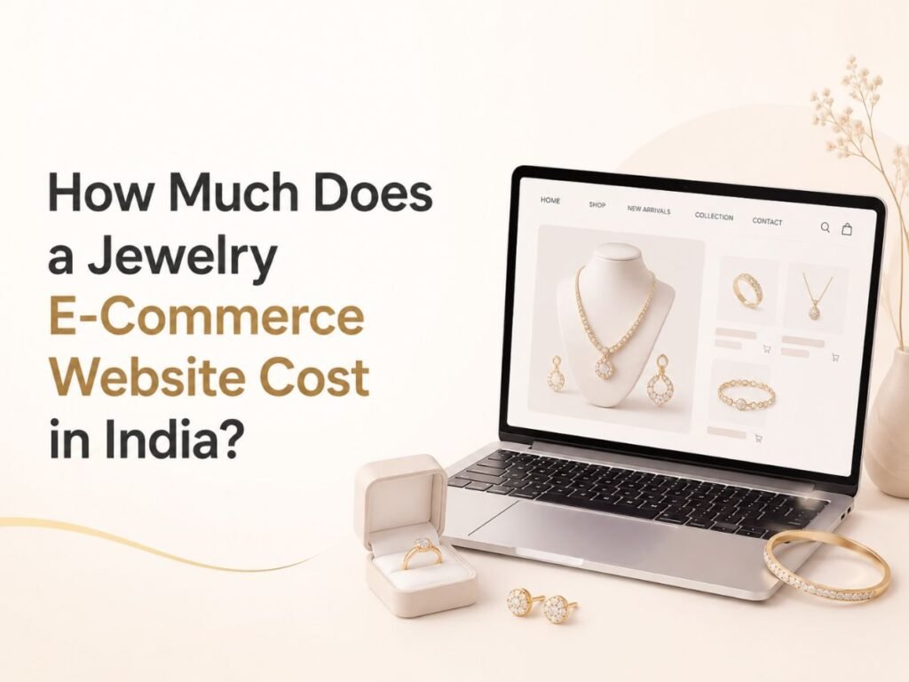 Cost of jewelry e-commerce website development in India with features and pricing guide