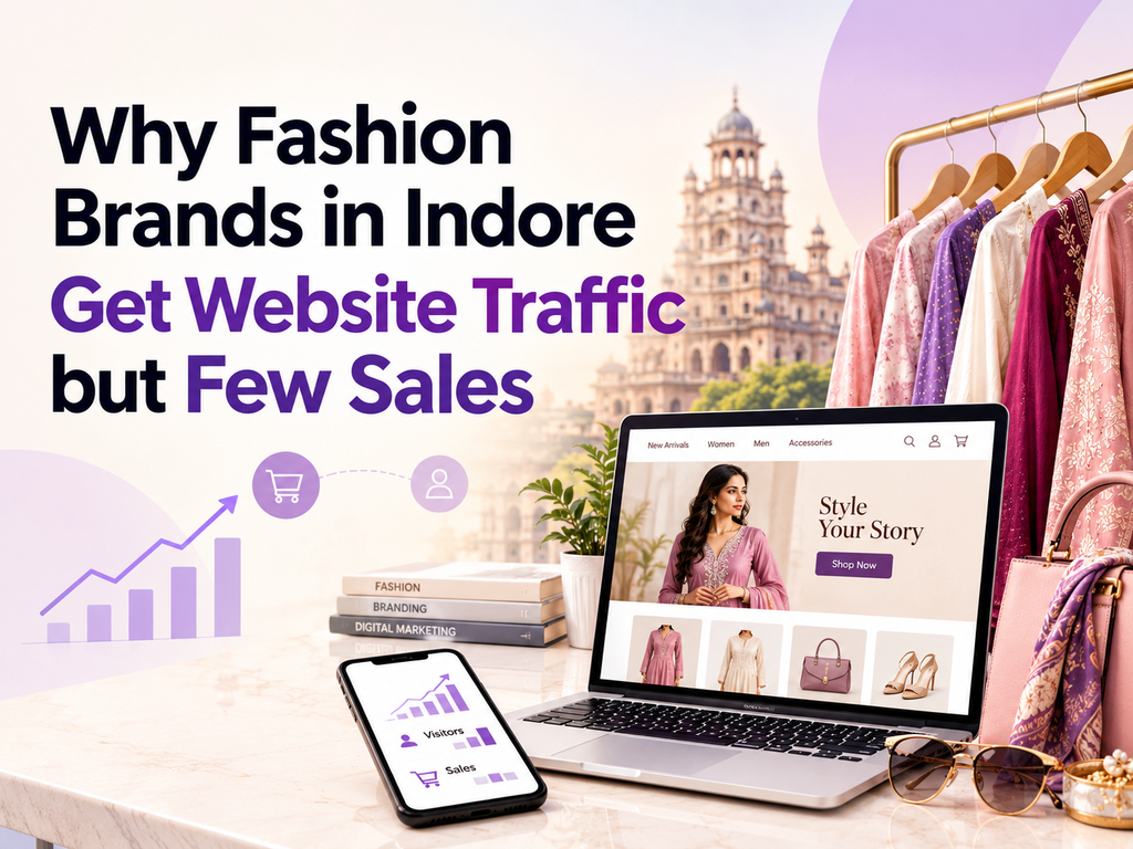 Why Fashion Brands in Indore Get Website Traffic but Few Sales